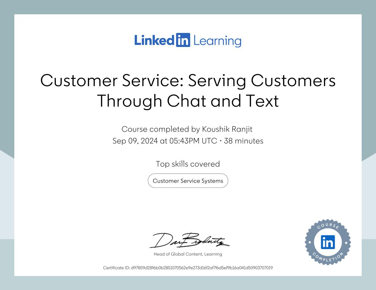 Customer Service: Serving Customers Through Chat and Text