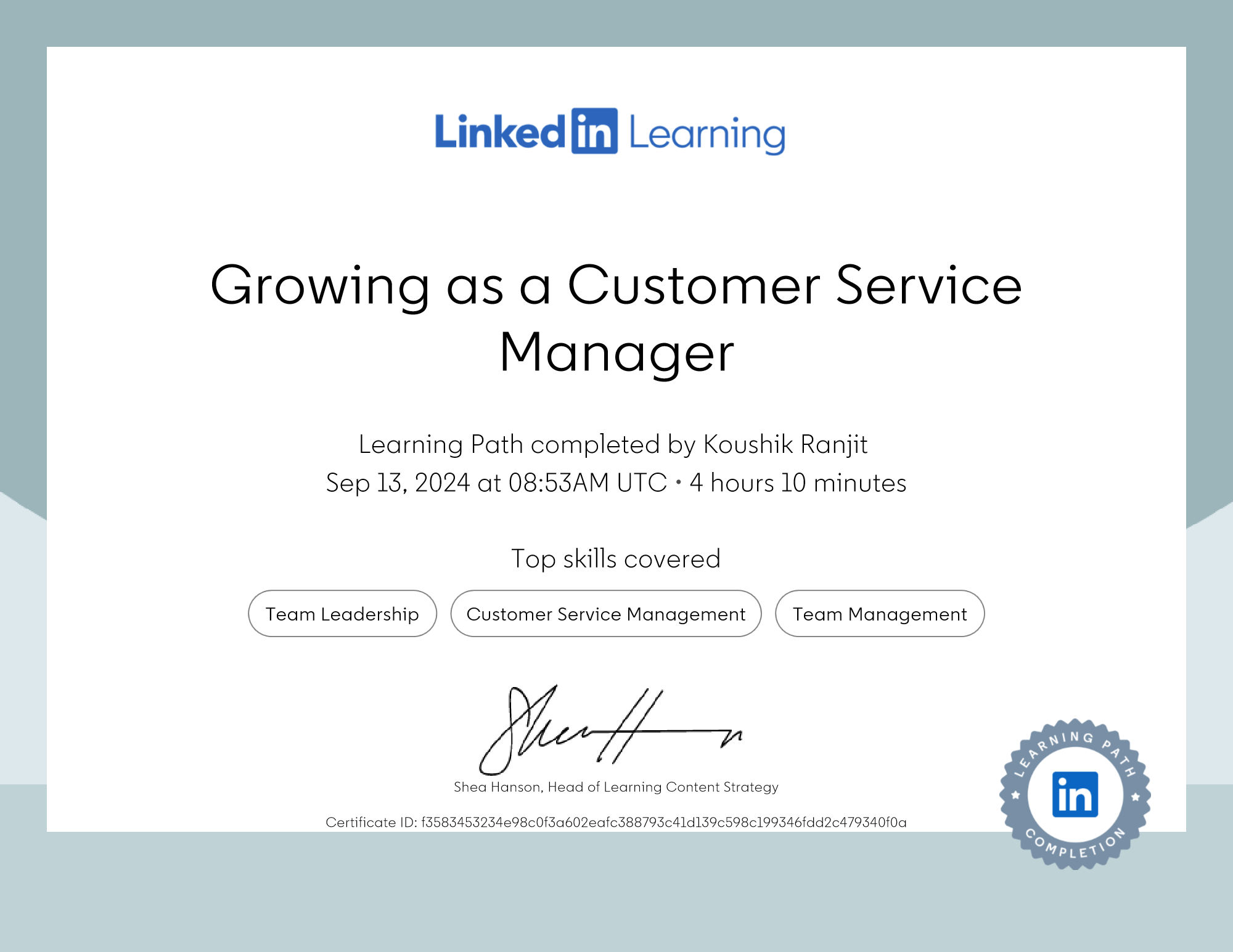 Growing as a Customer Service Manager