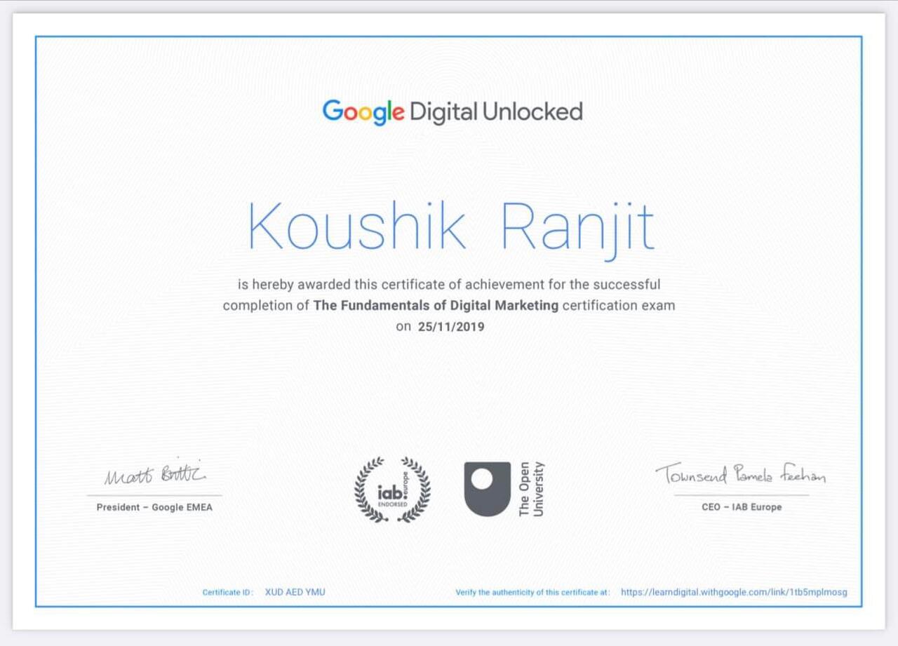 The Fundamentals of Digital Marketing