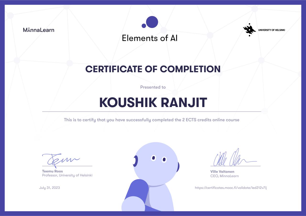 Elements of AI
