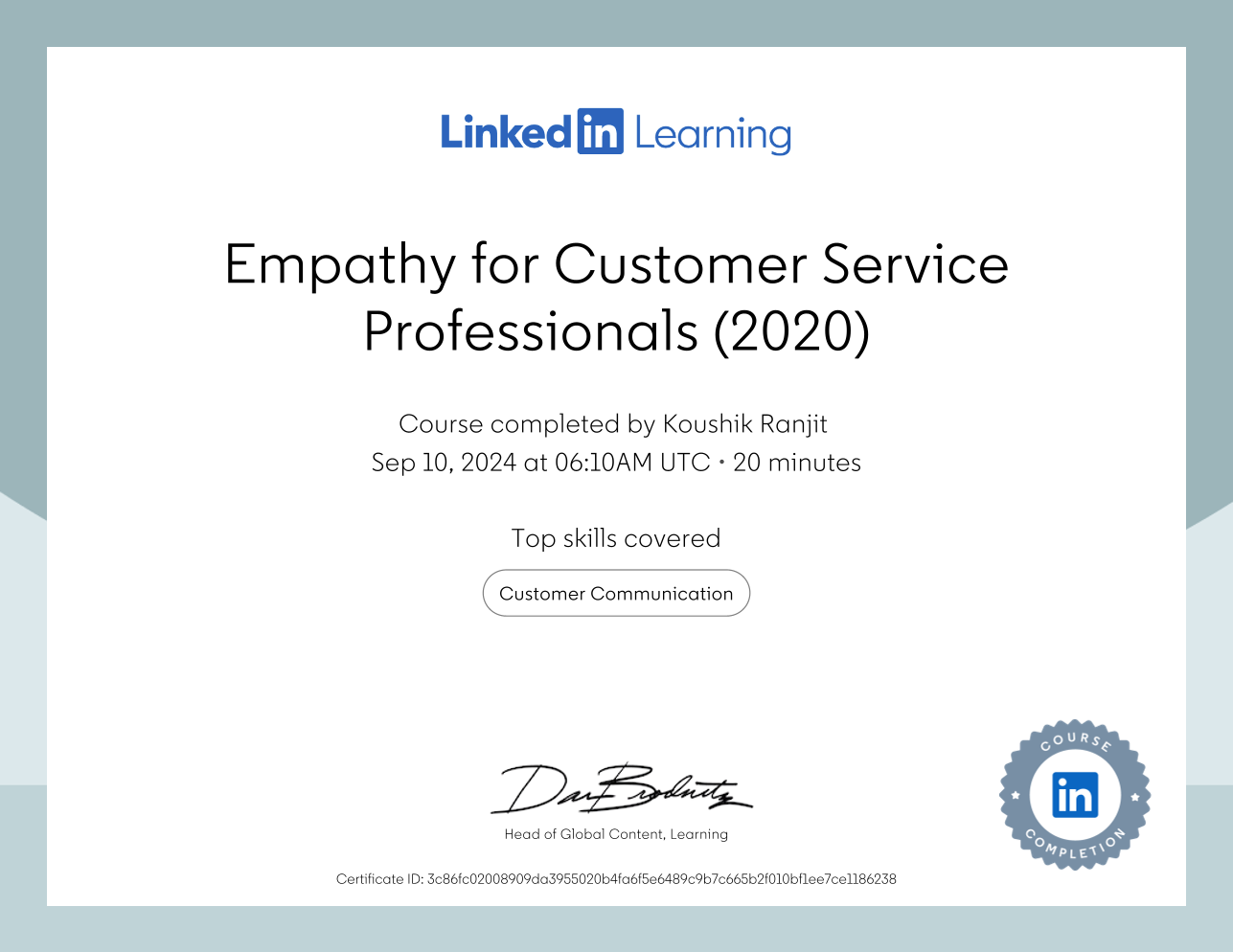 Empathy for Customer Service Professionals