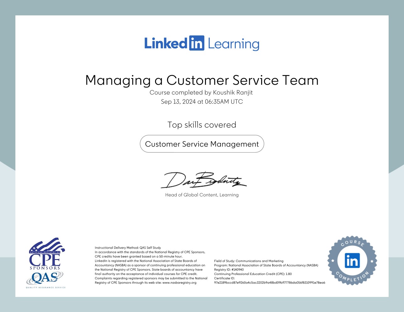 Managing a Customer Service Team