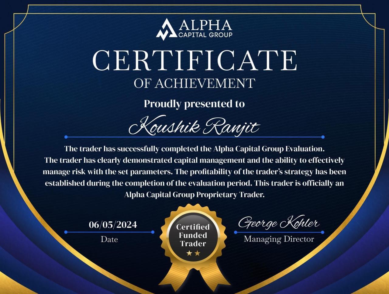 Alpha Capital Group — Qualified Trader